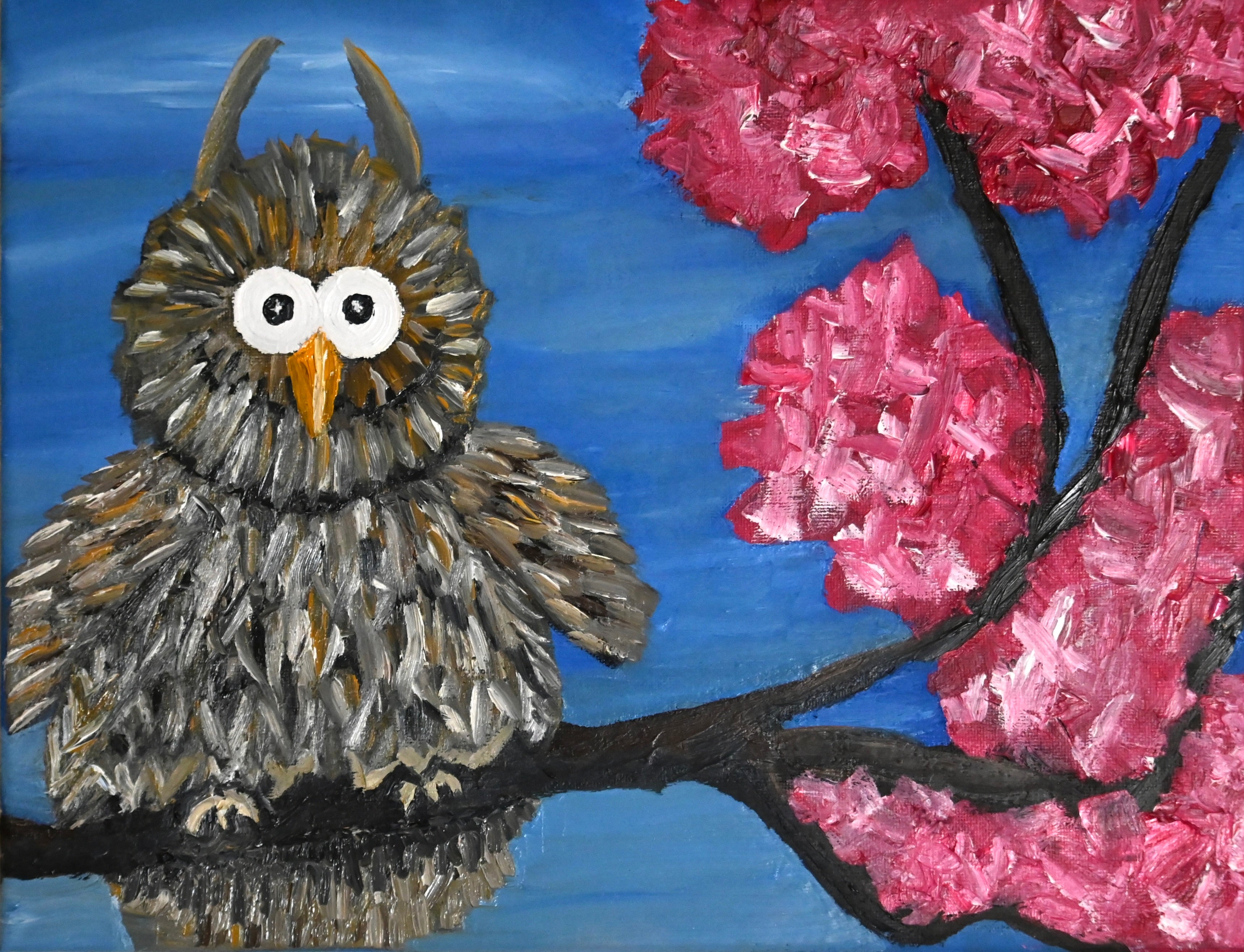 What the Hoot? Original 12"x10"