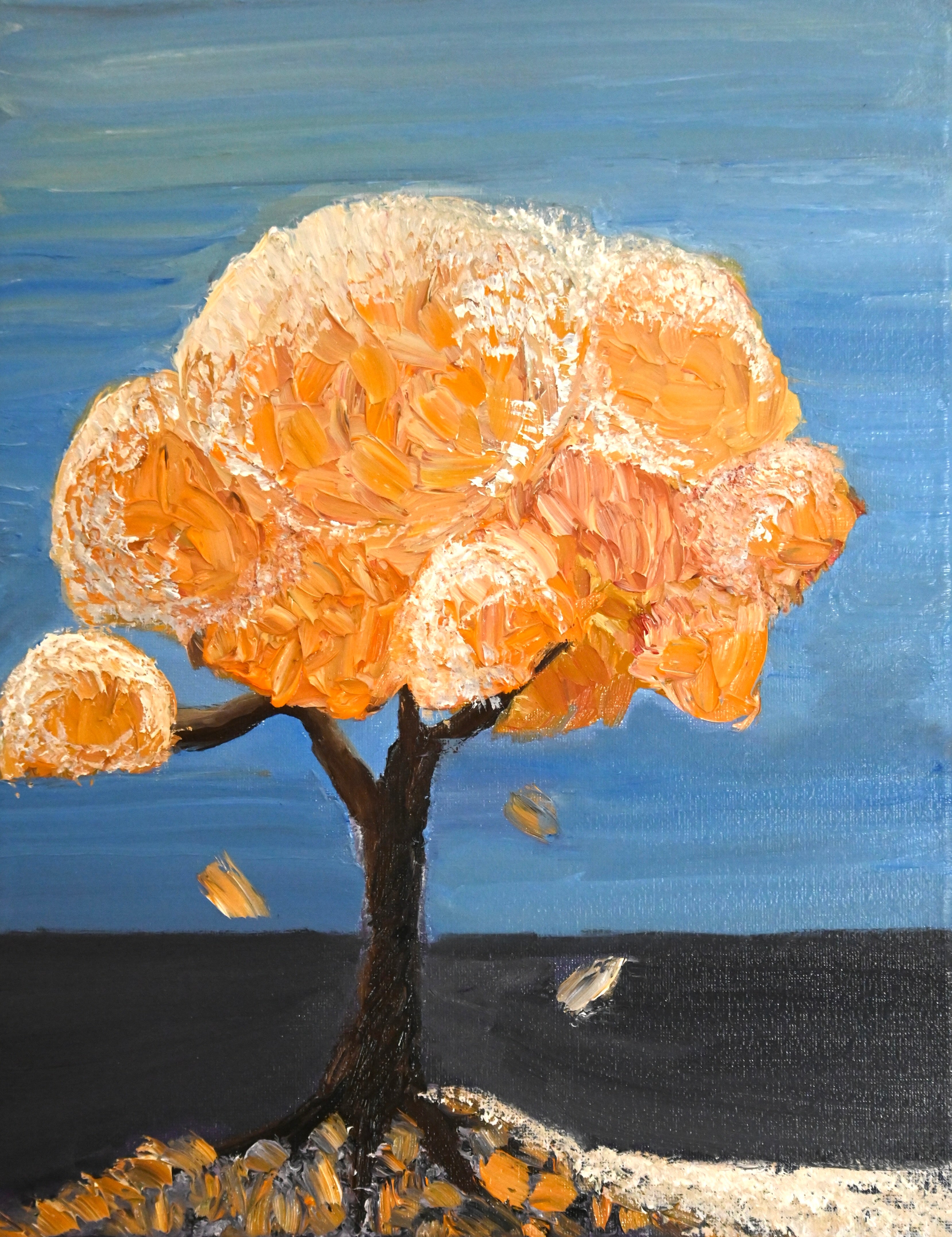 A Snowy Fall Original 10" x 12"
