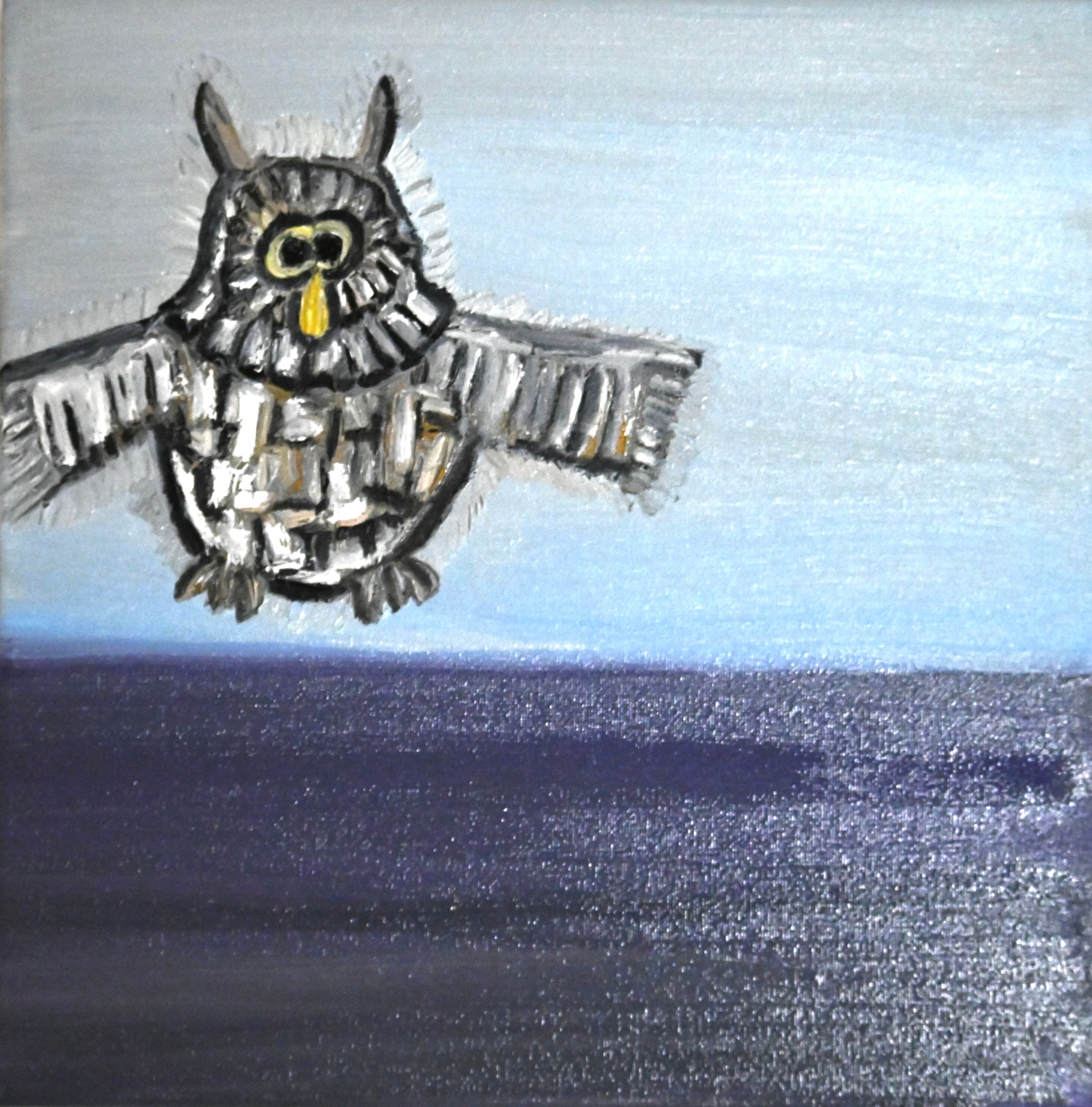 Flying Hoot Original 10"x10"